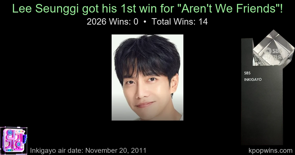 Lee Seunggi - Aren't We Friends